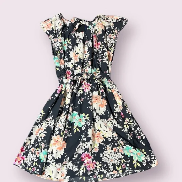 lc lauren conrad pleat neck dress Women's LC Lauren Conrad Square Neck Pleated Bodice Midi Dress